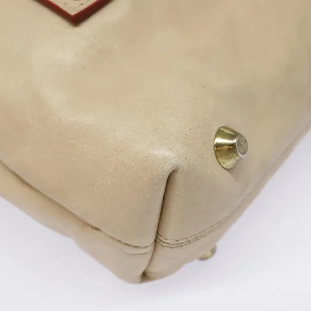 Chloé Pre-owned Leather handbags Beige Dames