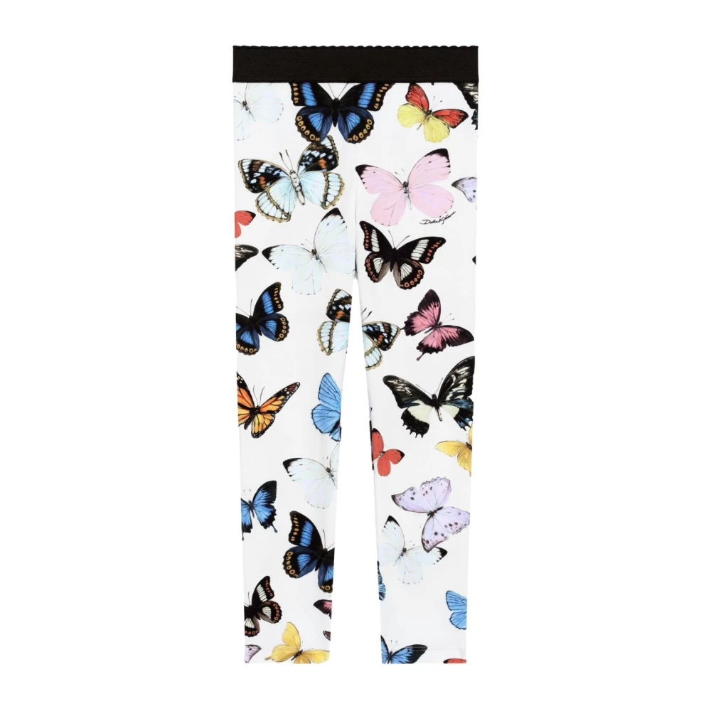 Dolce & Gabbana Multicolor Leggings, Female, 12 Y, Leggings