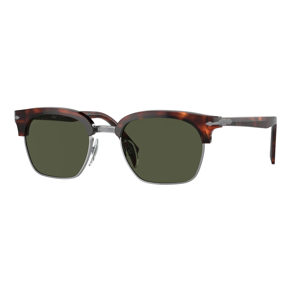 Persol Unisex Green Lens Plastic Frame Sunglasses