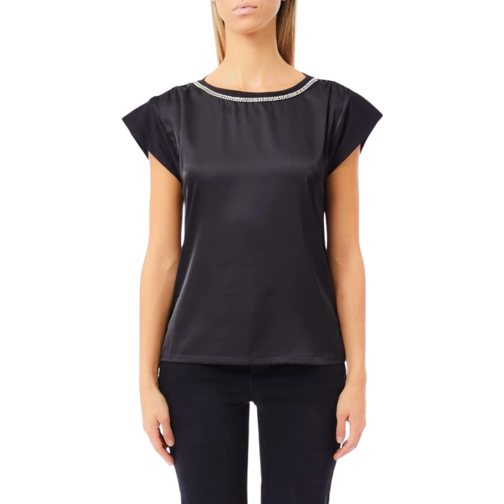 Liu Jo Donna Nero Camicette M, New,
