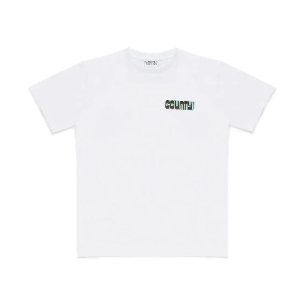 Marcelo Burlon Vit Optical Cross T-Shirt White, Unisex