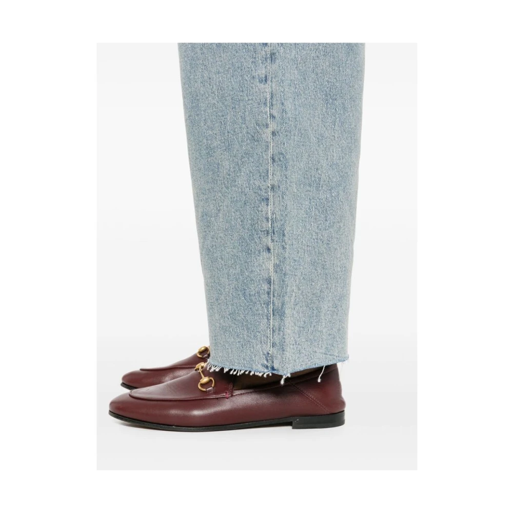 7 For All Mankind Lichtblauwe Denim Tapered Jeans Blue Dames