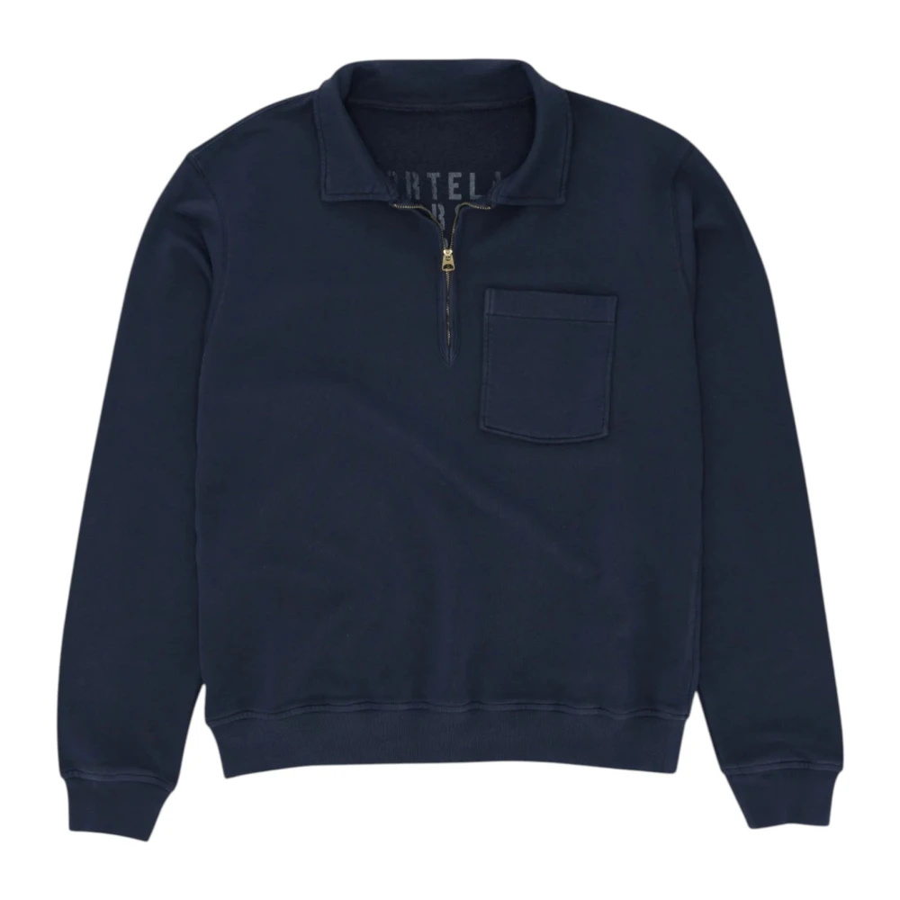 Fortela Blue Sweatshirts, Male, L, Yale Sweatshirt