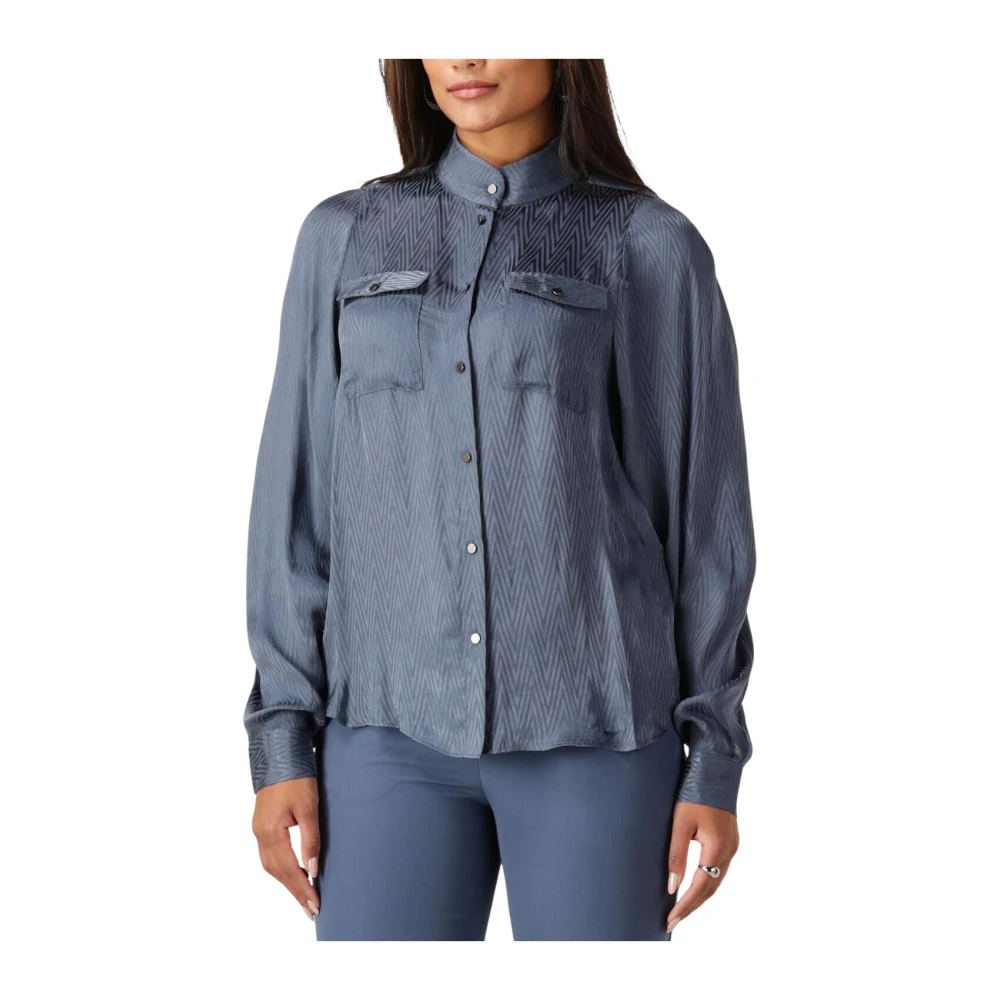 Bruuns Bazaar Navy Blue Bbshauna Blouse Blue Dames