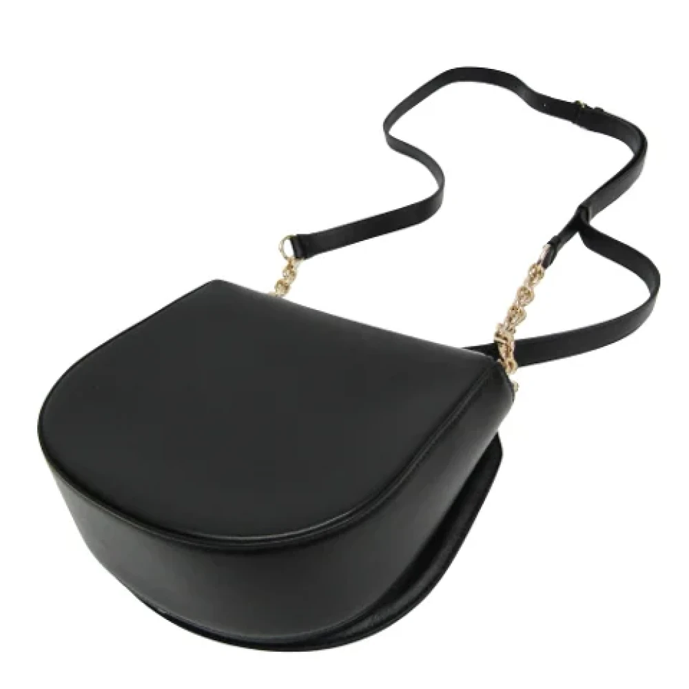 Salvatore Ferragamo Pre-owned Leather shoulder-bags Black Dames