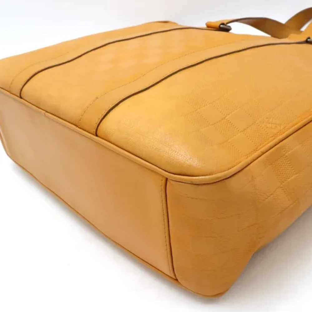 Louis Vuitton Vintage Pre-owned Leather shoulder-bags Yellow Heren