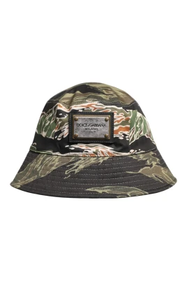 DG Plaque Wide Brim Bucket Hat