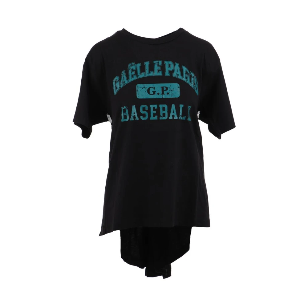 Gaëlle Paris Korte Mouw T-shirt Black Dames