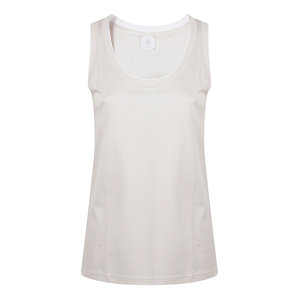 Tops > Sleeveless Tops - - Eleventy - Modalova