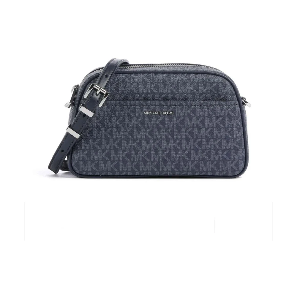 Michael Kors Women's Blue Jet Set Small Camera Crossbody