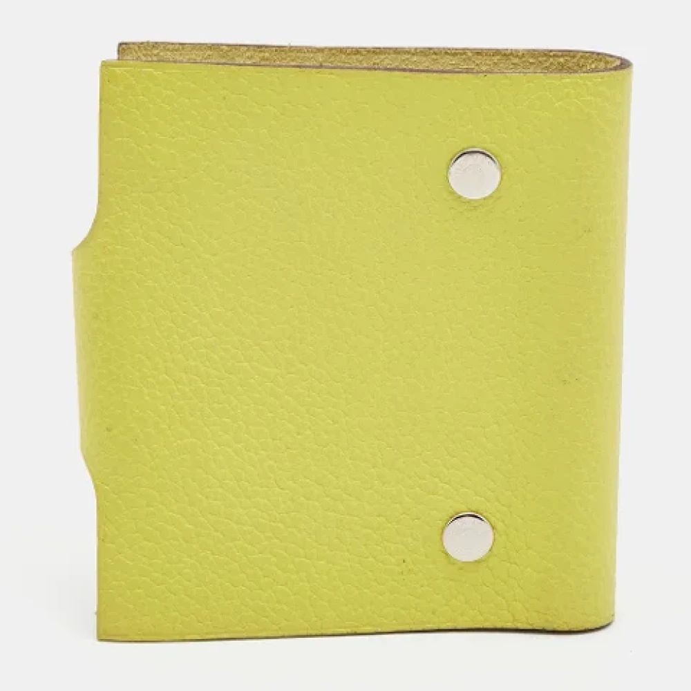 Hermès Vintage Pre-owned Leather home-office Green Dames