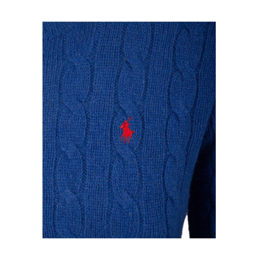 Polo Ralph Lauren Stijlvolle Longsleeve Pullover Trui Blue Dames