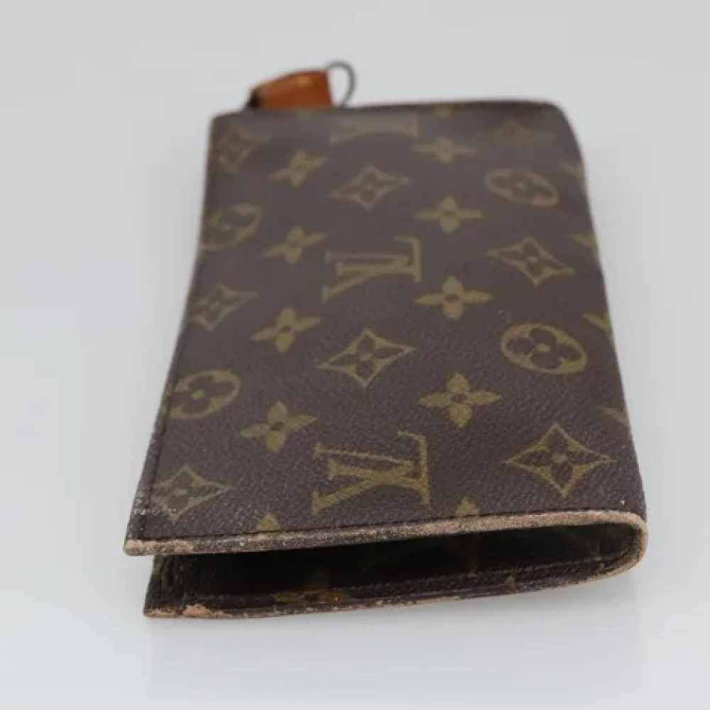 Louis Vuitton Vintage Pre-owned Canvas clutches Brown Dames