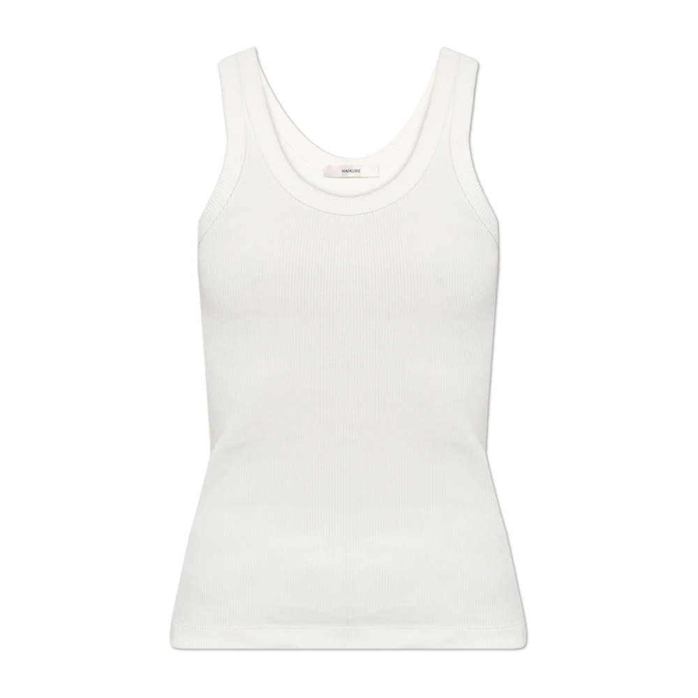 Haikure Donna Bianco Top, S, New,