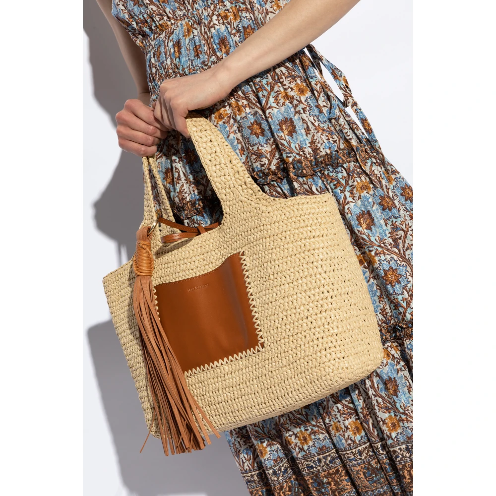 Ulla Johnson Kamari Shopper Tas Beige Dames