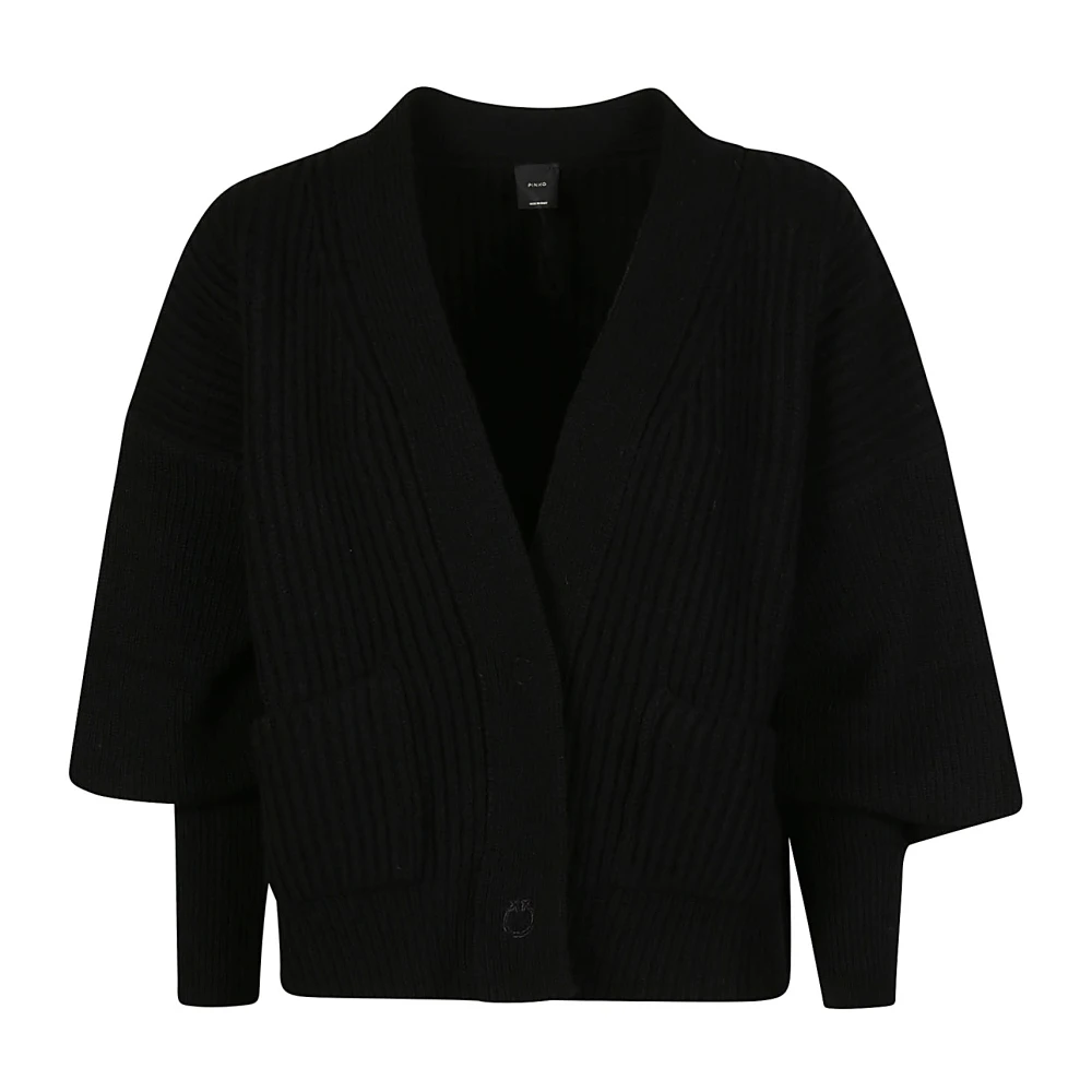 Pinko Stijlvolle Cardigan voor een Chic Look Black Dames