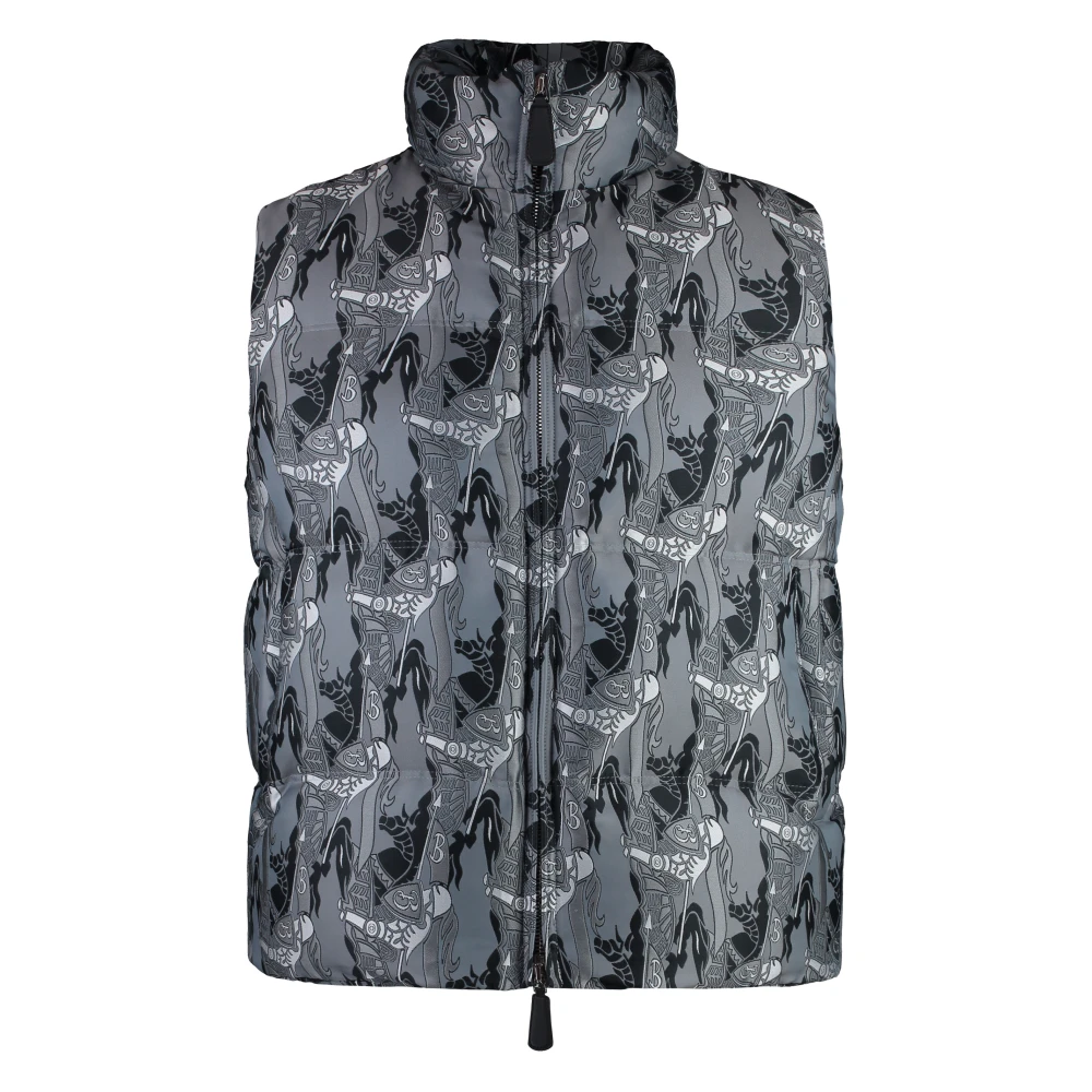 Burberry Gewatteerd Ritsvest Gray Heren