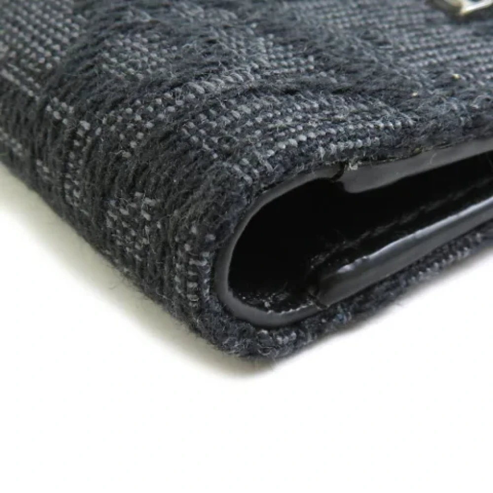 Dior Vintage Pre-owned Canvas home-office Black Heren
