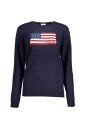 pull-en-nylon-bleu-avec-broderie