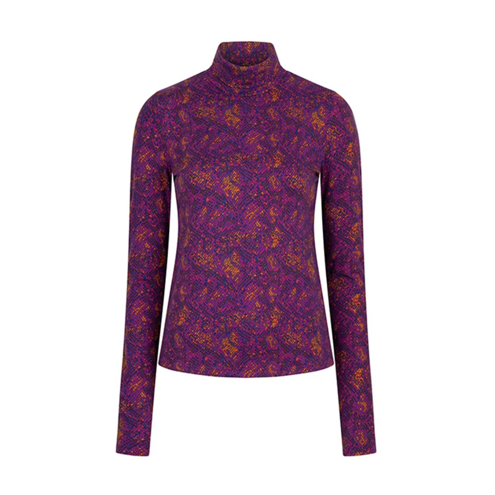 Lofty Manner Florien Lange Mouw Top Purple Dames