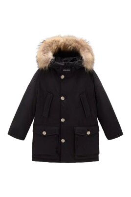 kids-black-down-jacket-with-cashmere