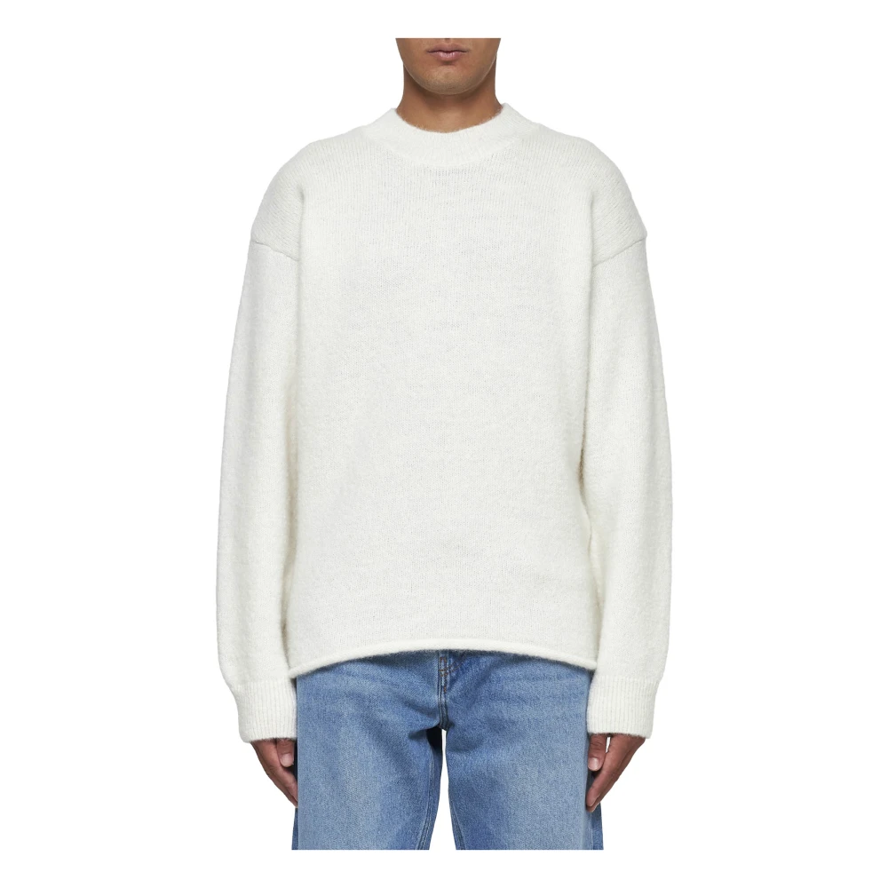 Jacquemus Beige Crew Neck Sweater Beige Heren