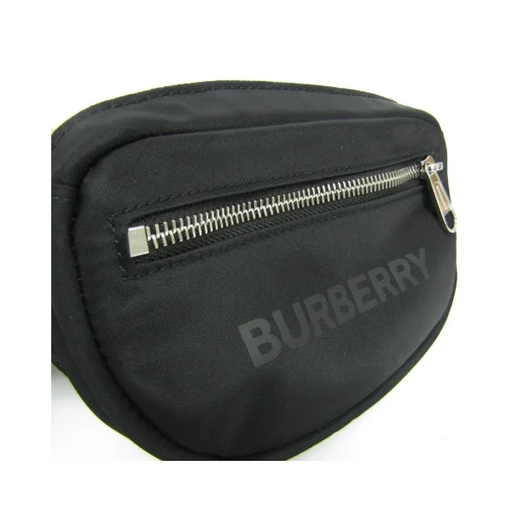 Burberry Vintage Pre-owned Fabric crossbody-bags Black Dames