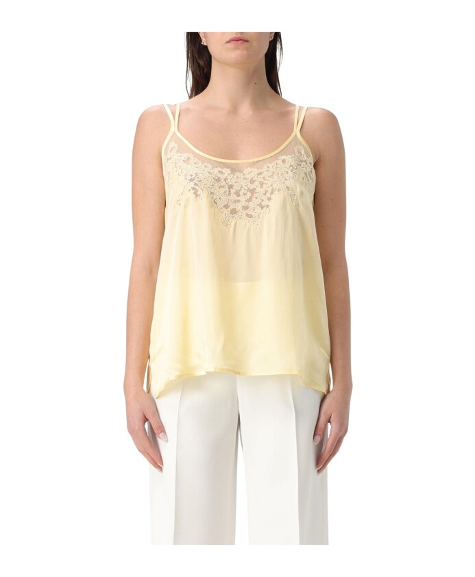 haut-cami-en-dentelle-jaune