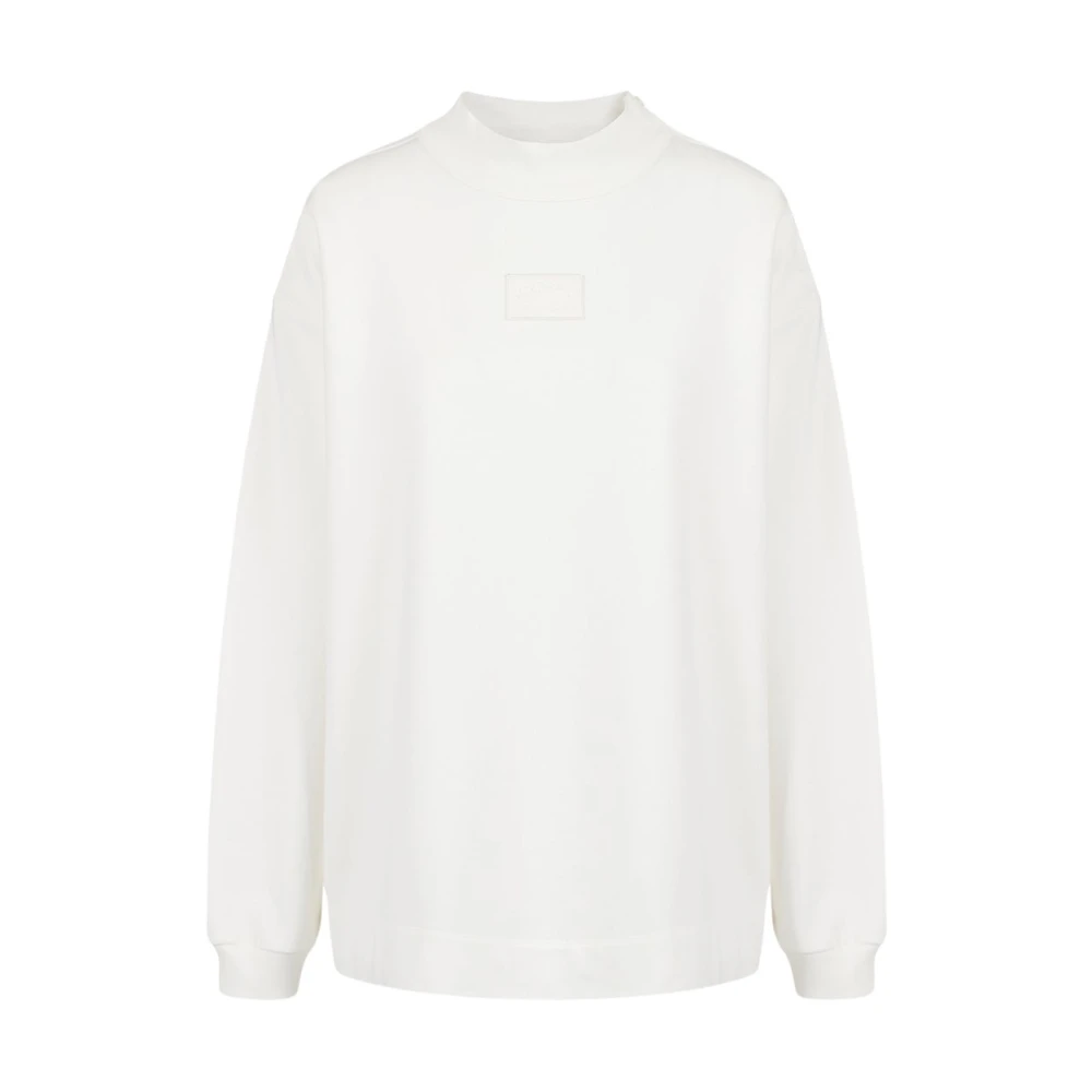 Iceberg Katoenen sweatshirt met logo Beige Dames