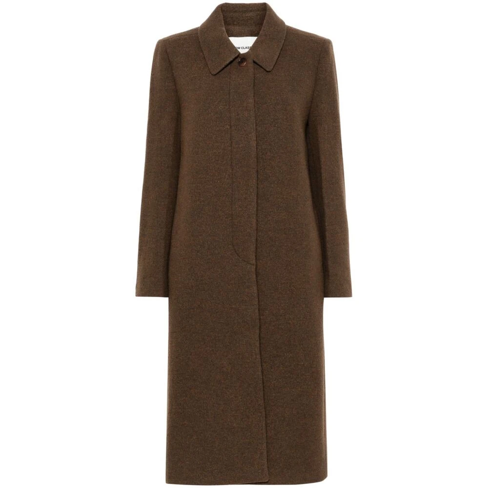 LOW Classic Kameelwollen jas Brown Dames