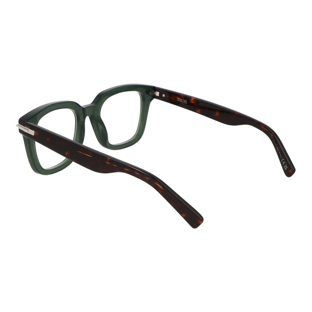 Dior Vierkant montuur bril Zwart Pak Green Unisex