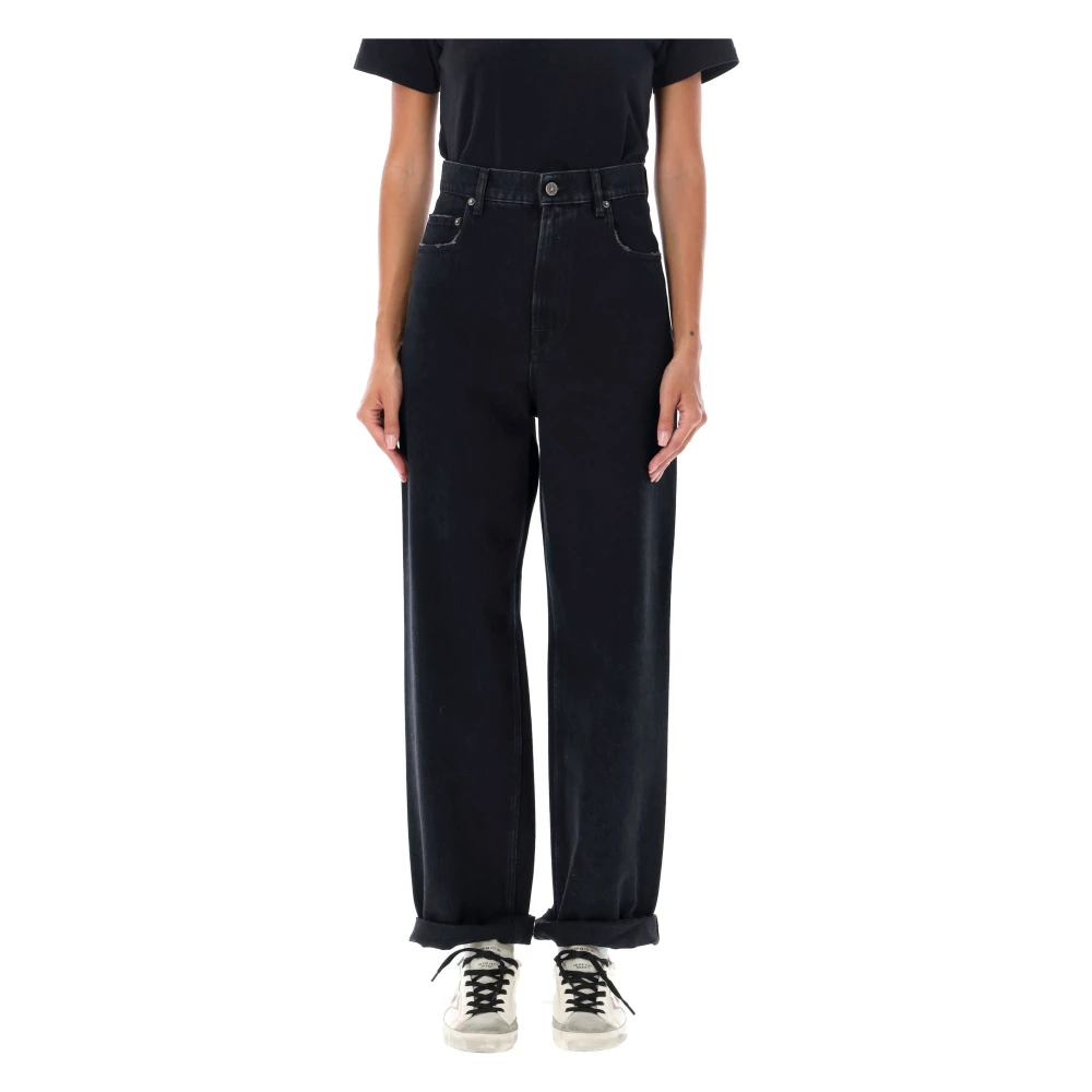 Golden Goose High-Waisted Zwarte Kim Jeans Black Dames
