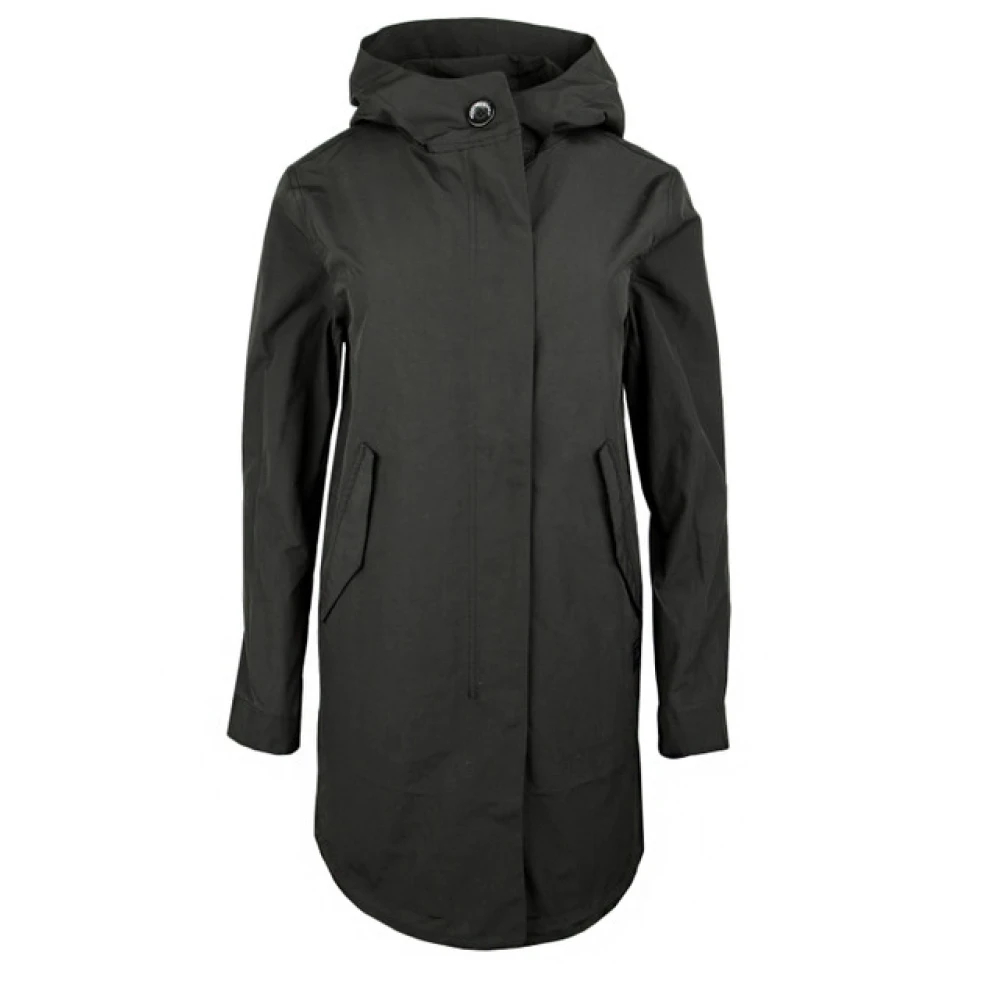 Herschel Klassieke Fishtail Dames Parka Jas Black Dames