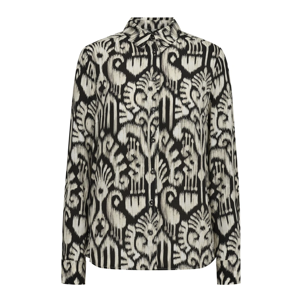 MOS MOSH Elegante Noelli Shirt Zwart Black Dames
