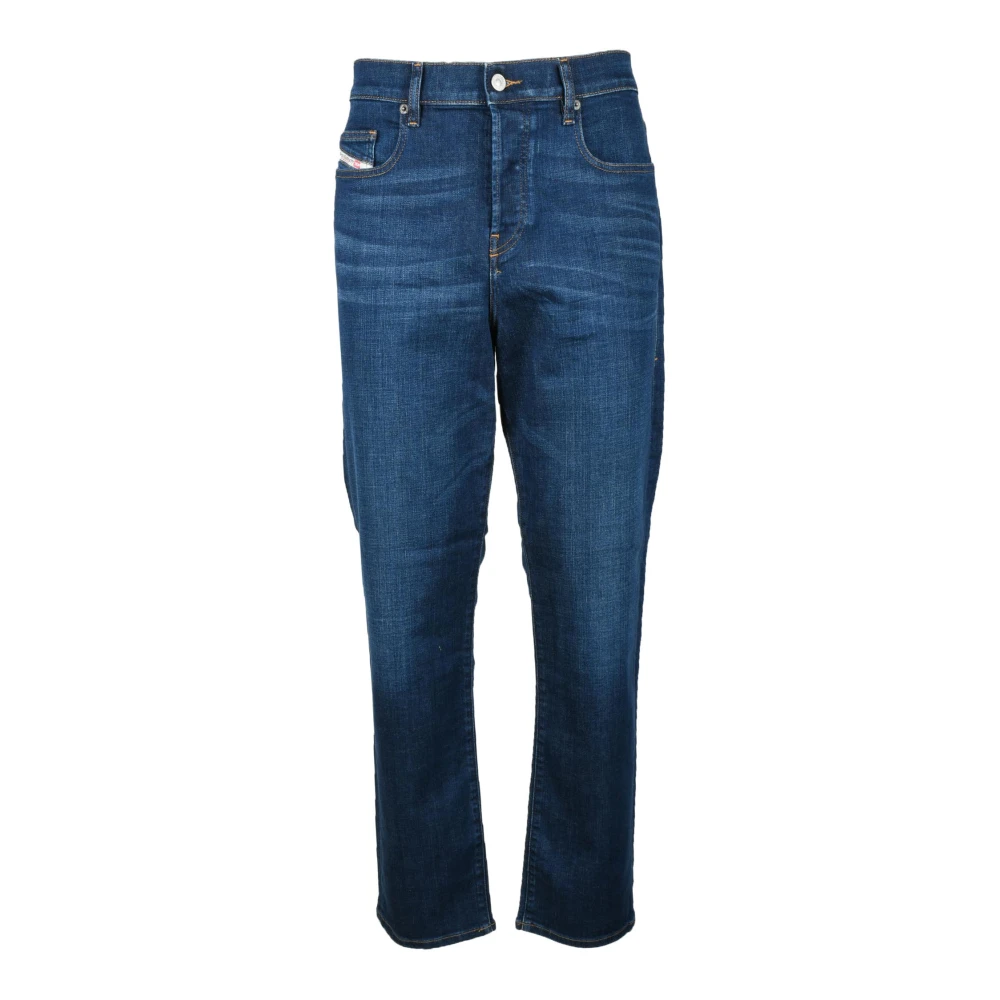 Diesel Katoenmix Jeans met Elastaan Blue Heren