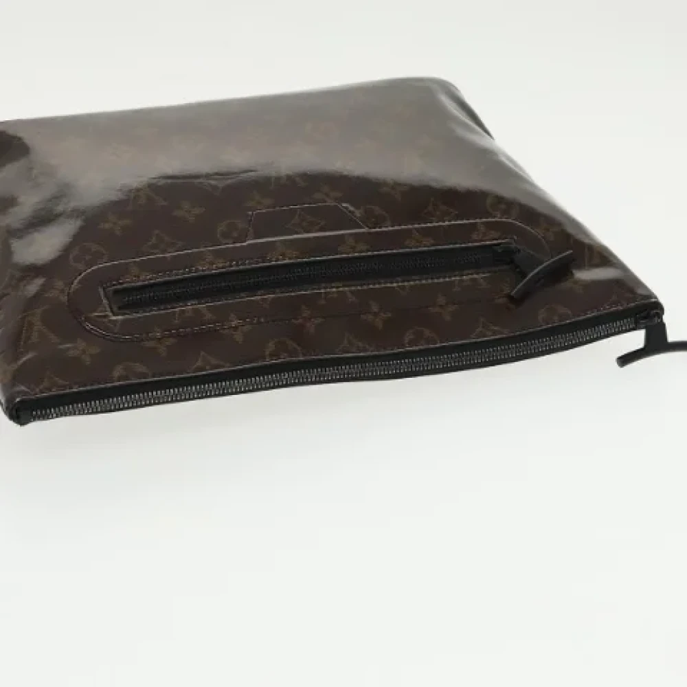 Louis Vuitton Vintage Pre-owned Canvas clutches Black Dames