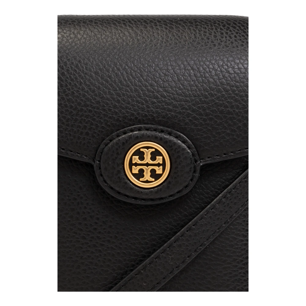 TORY BURCH Robinson telefoontasje met band Black Dames