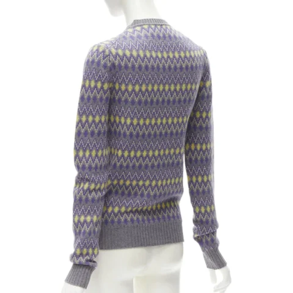 Prada Vintage Pre-owned Knit tops Purple Dames