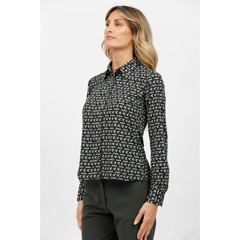 Caliban Strijkvrij Overhemd Multicolor Dames