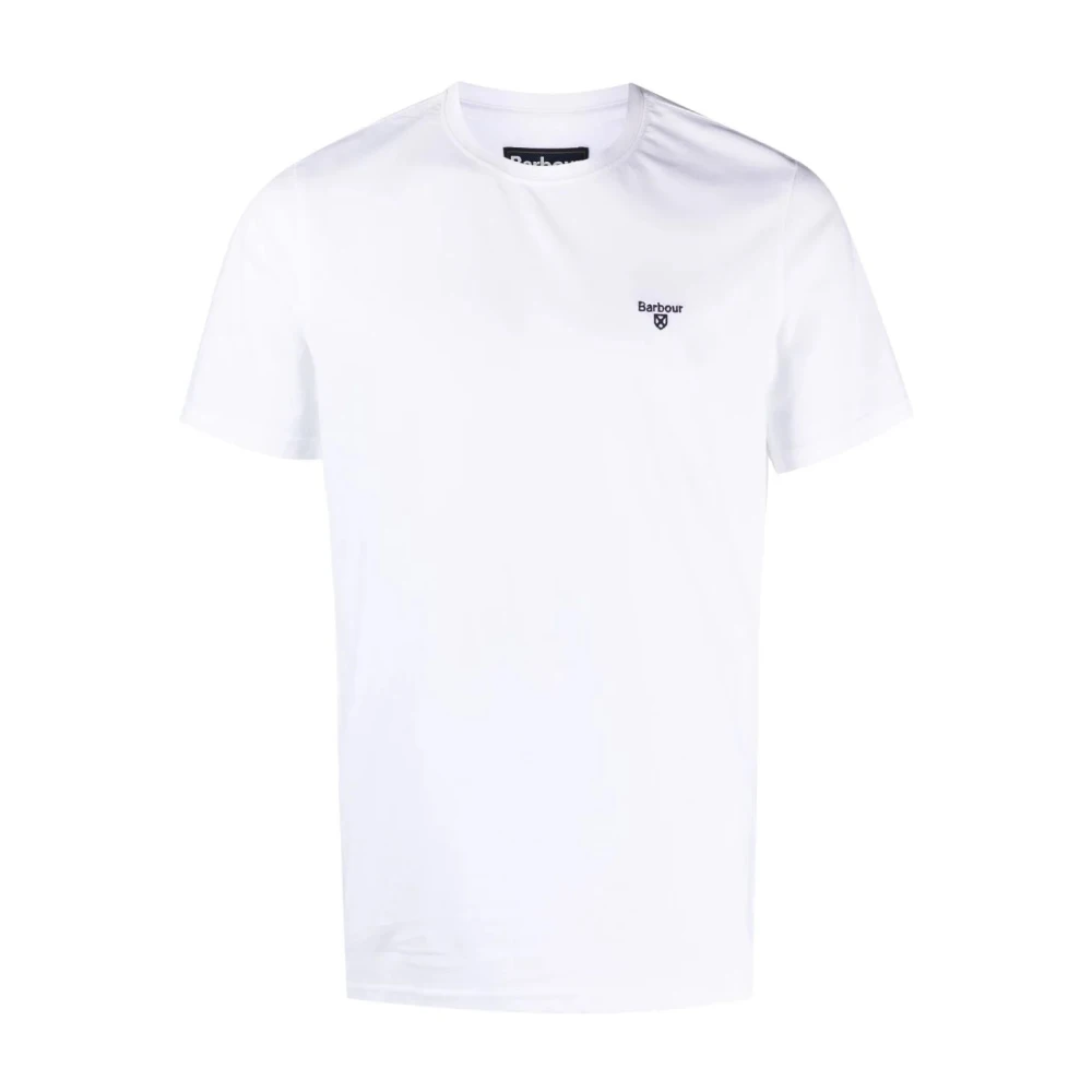 Barbour Men's White T-Shirts, 2XL, Essential Sports T-Shirt