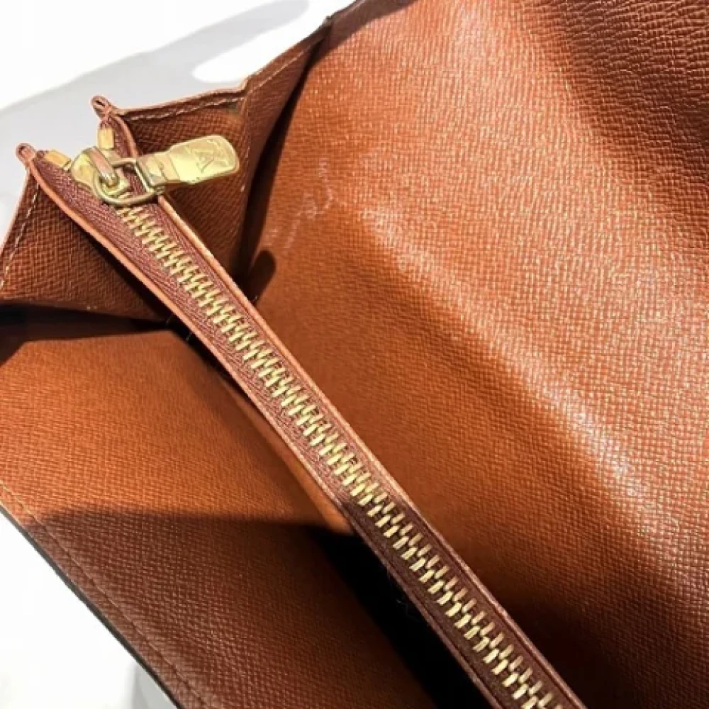Louis Vuitton Vintage Pre-owned Canvas wallets Brown Dames