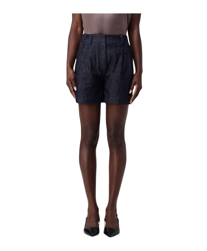 shorts-en-denim-bleu-plisse