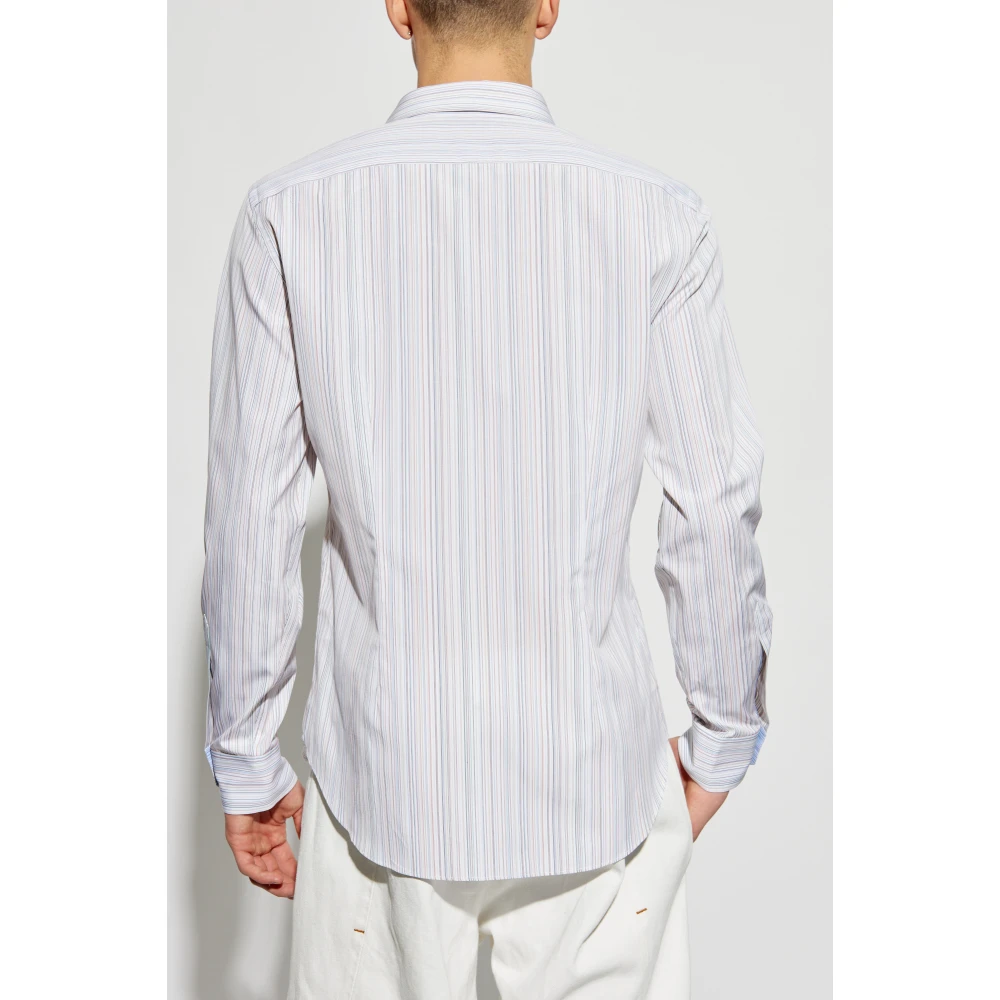 Paul Smith Shirt met streepmotief White Heren