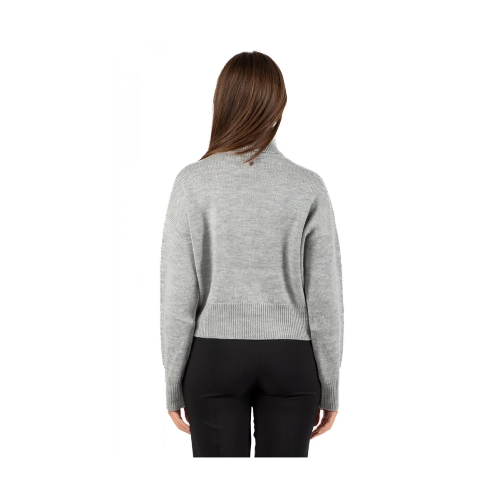 Dondup Elegante Dolcevita Trui voor Vrouwen Gray Dames