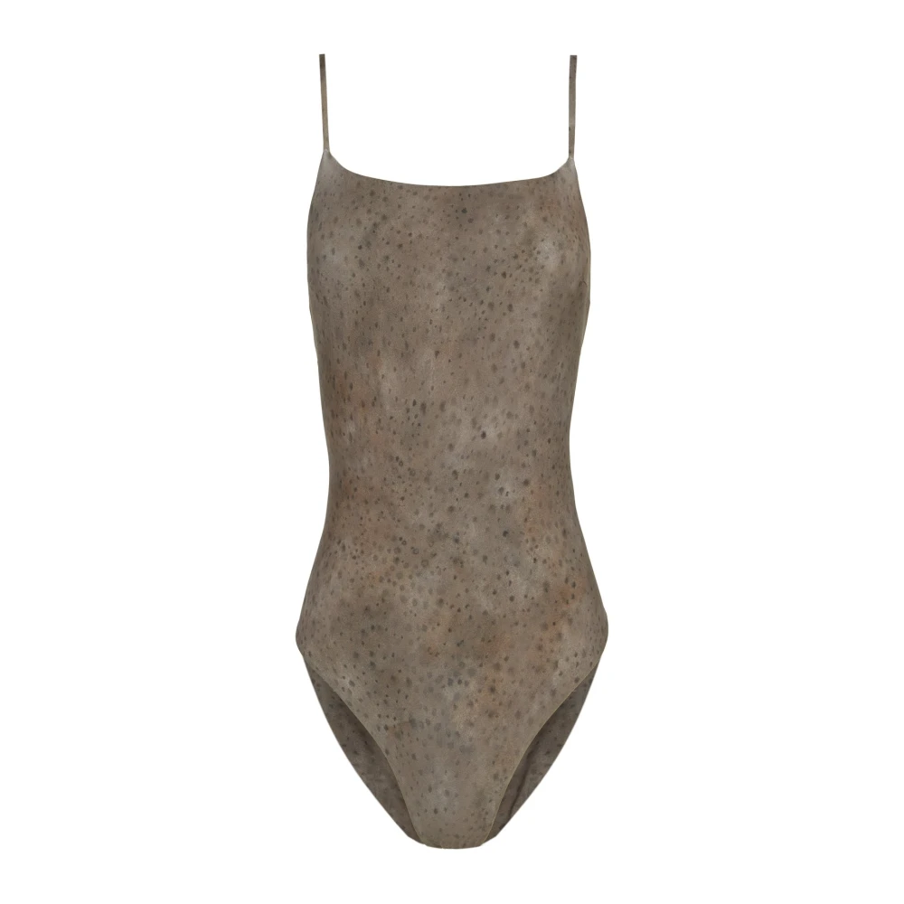 Cortana Women's Gray Dejavu Print Swimsuit - Swimsuits - M - Swimwear
