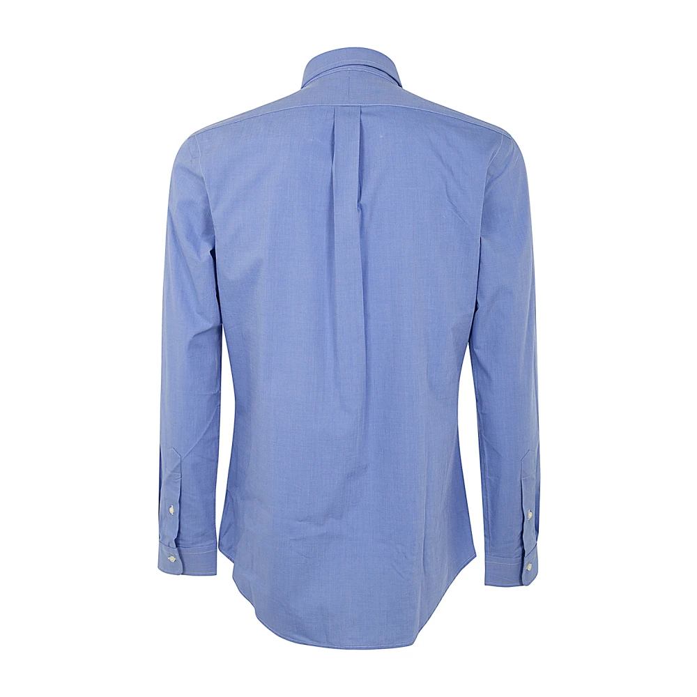 Polo Ralph Lauren Blauw Gestreept Slim Fit Overhemd Blue Heren