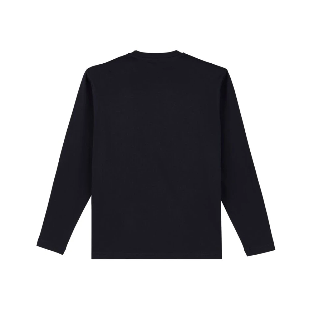 Vilebrequin Lange mouwen Turtles Surf T-shirt gemaakt van katoen voor heren Blue Heren
