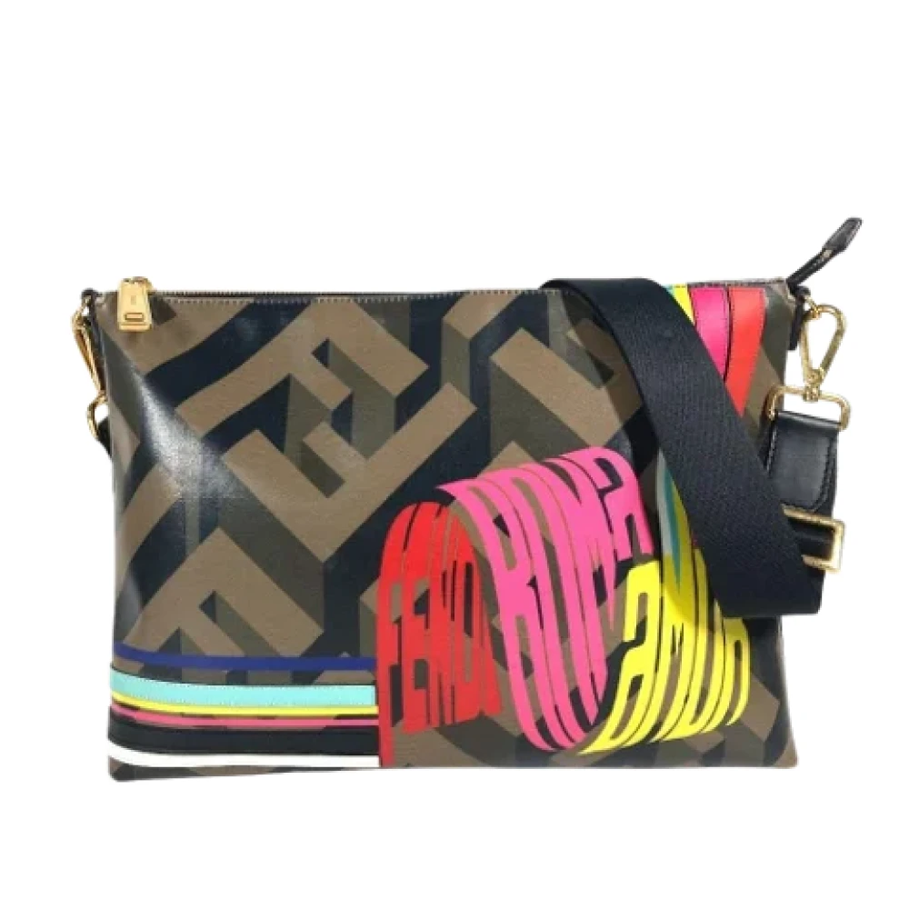 Fendi Vintage Pre-owned Fabric fendi-bags Brown Dames