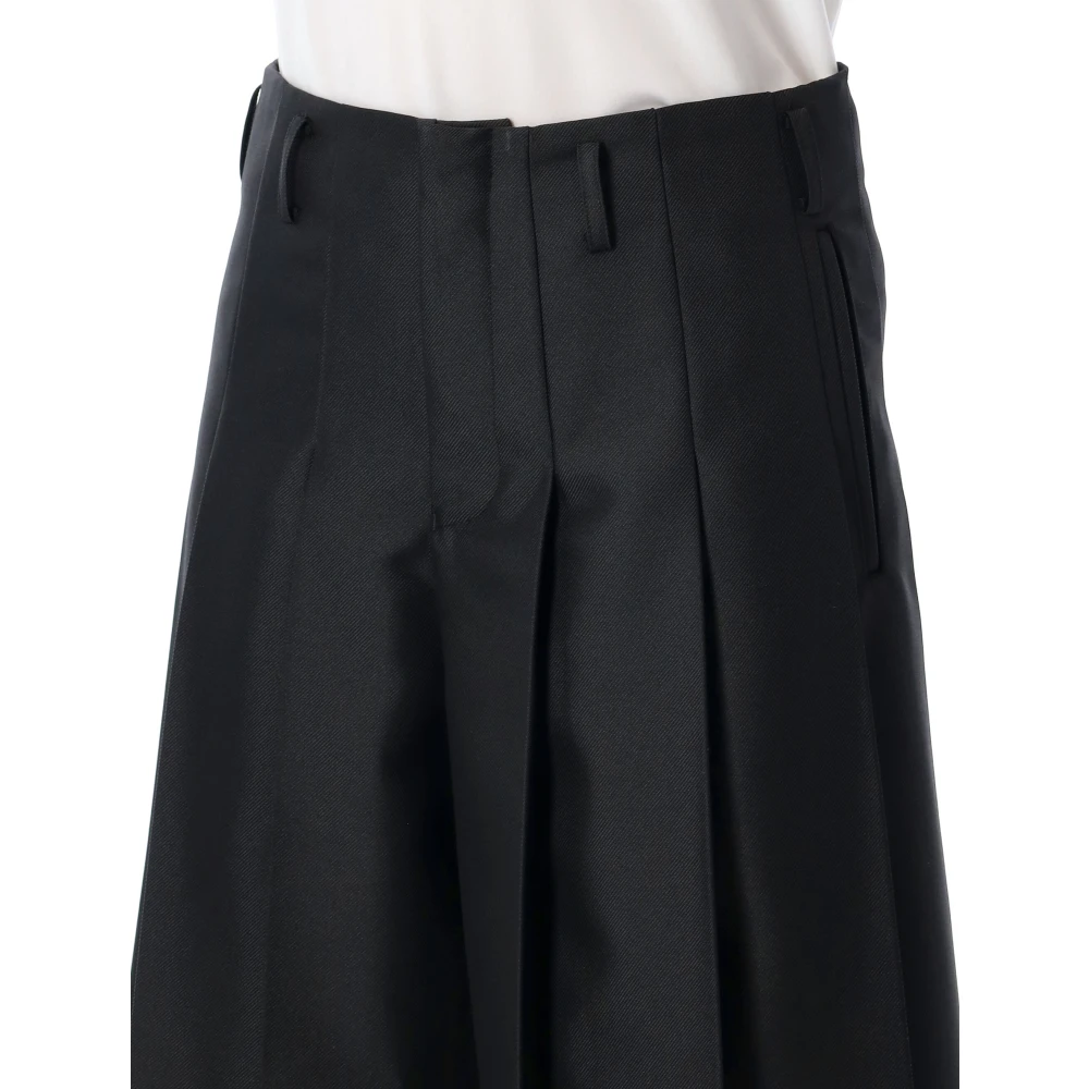 Comme des Garçons Geplooide Broek Black Dames