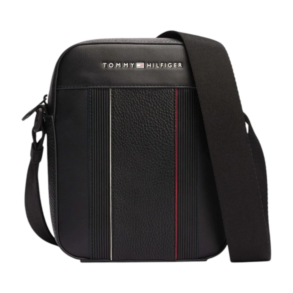 Tommy Hilfiger Heren Schoudertas Lente Zomer Collectie Black Heren